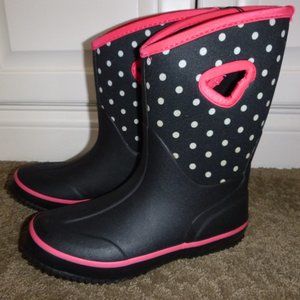 Girls Falls Creek Parker Waterproof Insulated Rain Boots Size 11 2 5 Snow NWT